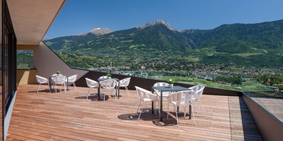 Golfurlaub - Tischtennis - Italien - Ausblick von unserer Panoramaterrasse - Park Hotel Reserve Marlena