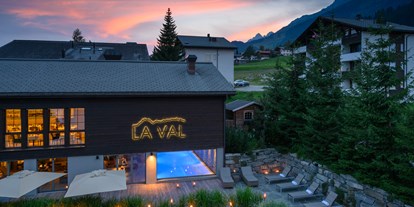 Golfurlaub - Abendmenü: mehr als 5 Gänge - Schweiz - LA VAL Hotel & Spa
