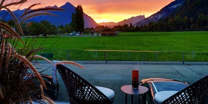 Golfurlaub - Balkon - Schweiz - Sunset-Lounge - SALZANO Hotel - Spa - Restaurant