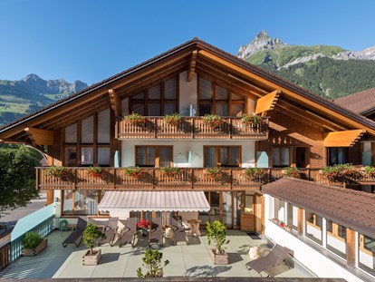 Golfurlaub - Clubhaus - Schweiz - Aussenansicht Hotel Eienwäldli - Alpenresort Eienwäldli Engelberg