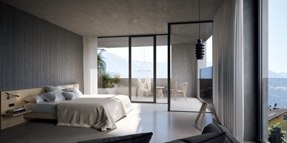 Golfurlaub - King Size Bett - Italien - Zimmer - Design Hotel Tyrol
