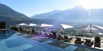 Golfurlaub - veganes Essen - Italien - Rooftop-Pool - Hotel Giardino Marling