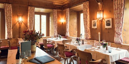 Golfurlaub - Clubhaus - Schweiz - Restorant Stüva 1817 - Parkhotel Margna