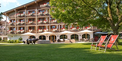 Golfurlaub - Wellnessbereich - Bayern - Gartenterrasse Resort Das Achental - Das Achental Resort