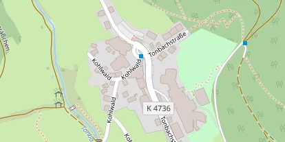 Golfhotel auf Satellitenbild