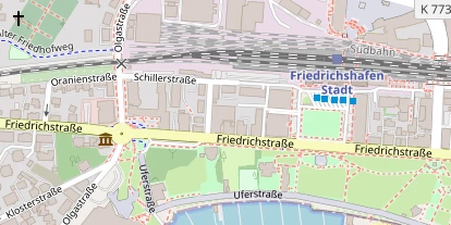Golfhotel auf Satellitenbild