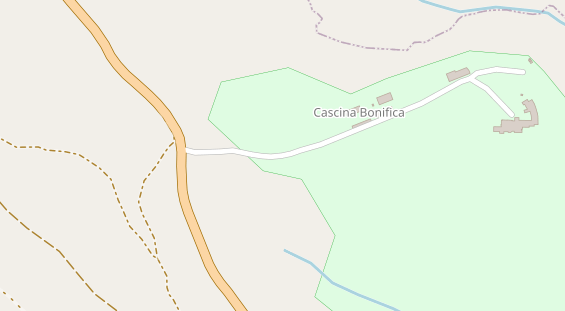 Golfhotel auf Satellitenbild