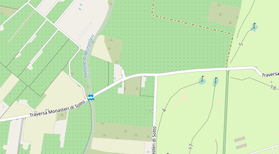 Golfhotel auf Satellitenbild