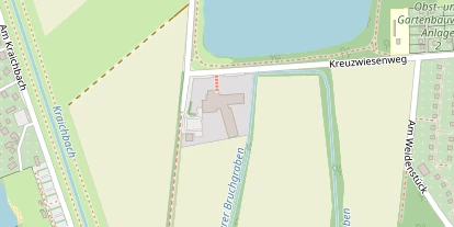 Golfhotel auf Satellitenbild
