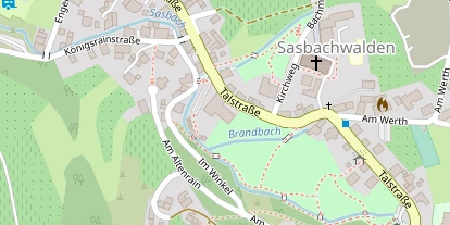 Golfhotel auf Satellitenbild