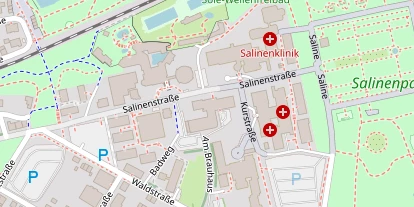 Golfhotel auf Satellitenbild