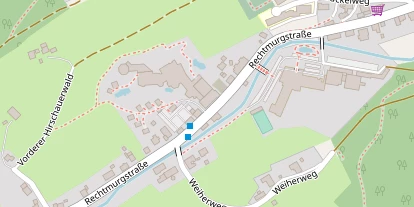 Golfhotel auf Satellitenbild