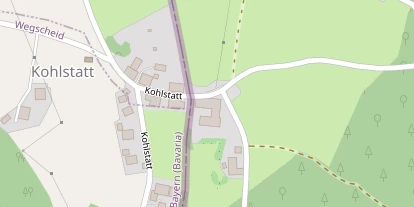 Golfhotel auf Satellitenbild