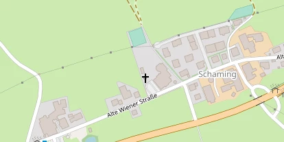 Golfhotel auf Satellitenbild