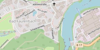 Golfhotel auf Satellitenbild