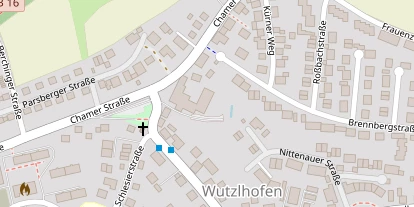 Golfhotel auf Satellitenbild