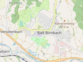 Golfhotel auf Karte