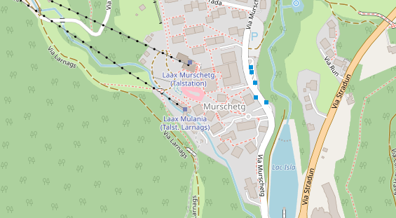 Golfhotel auf Satellitenbild