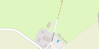 Golfhotel auf Satellitenbild