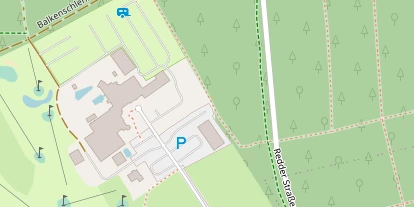 Golfhotel auf Satellitenbild