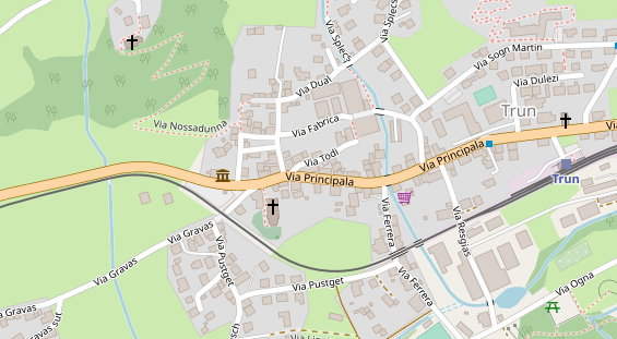 Golfhotel auf Satellitenbild