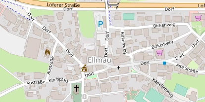 Golfhotel auf Satellitenbild