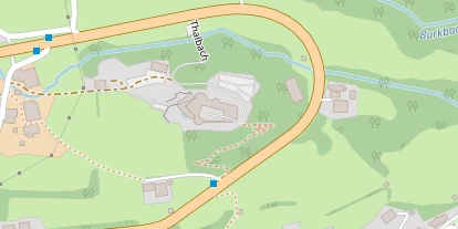 Golfhotel auf Satellitenbild
