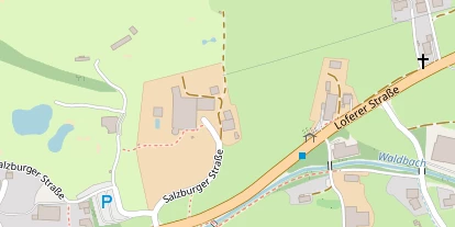 Golfhotel auf Satellitenbild