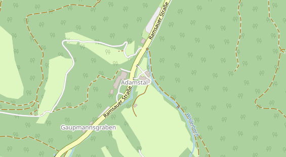 Golfhotel auf Satellitenbild