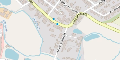 Golfhotel auf Satellitenbild
