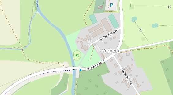 Golfhotel auf Satellitenbild