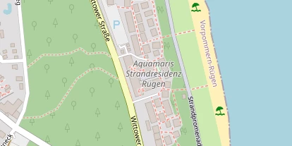 Golfhotel auf Satellitenbild