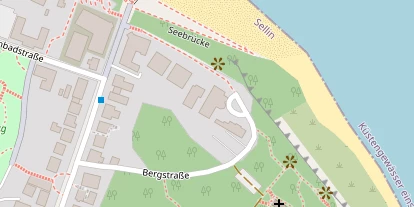 Golfhotel auf Satellitenbild