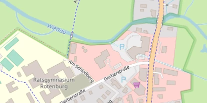 Golfhotel auf Satellitenbild