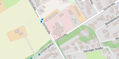 Golfhotel auf Satellitenbild