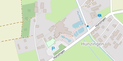 Golfhotel auf Satellitenbild