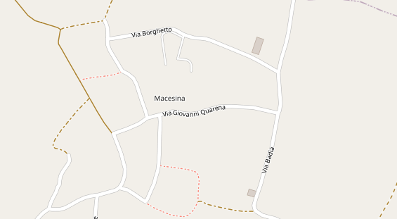 Golfhotel auf Satellitenbild