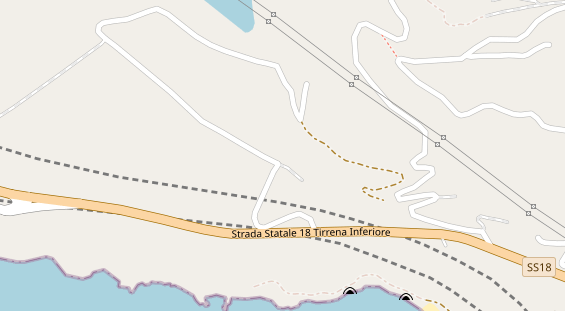 Golfhotel auf Satellitenbild