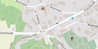 Golfhotel auf Satellitenbild