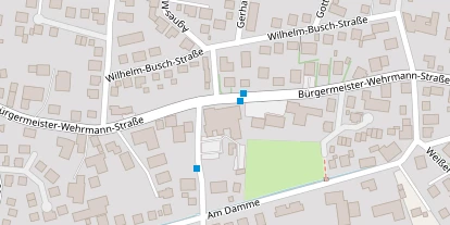 Golfhotel auf Satellitenbild