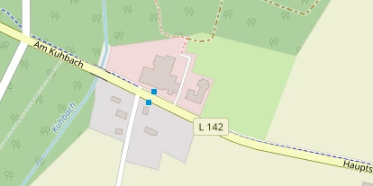 Golfhotel auf Satellitenbild