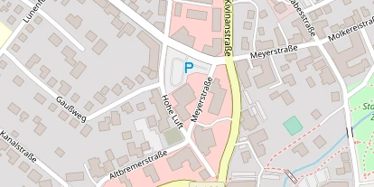 Golfhotel auf Satellitenbild