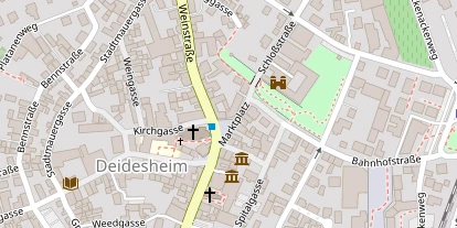 Golfhotel auf Satellitenbild