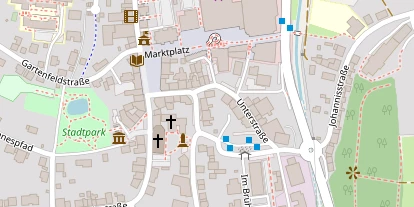 Golfhotel auf Satellitenbild