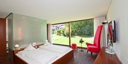Golfurlaub - Sonnenterrasse - Gartenblick Zimmer - Romantik Hotel Johanniter-Kreuz