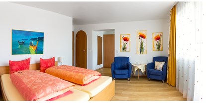 Golfurlaub - Sonnenterrasse - Weißensberg - Doppelzimmer mit Seeblick - Apart Hotel Stadtgarten