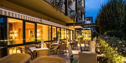 Golfurlaub - Abendmenü: 3 bis 5 Gänge - Dunzing (Stroheim, Sankt Agatha) - Sonnenterrasse - Wunsch Hotel Mürz - Natural Health & Spa