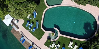 Golfurlaub - Pools: Außenpool nicht beheizt - Gargnano - Hotel Monte Baldo e Villa Acquarone 