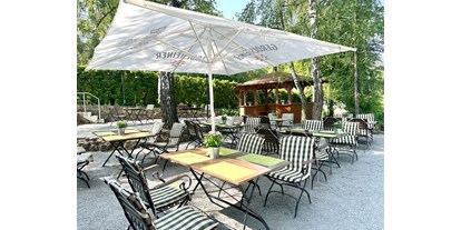 Golfurlaub - Hotel-Schwerpunkt: Golf & Hund - Gerolzhofen - Biergarten - Best Western Hotel Polisina