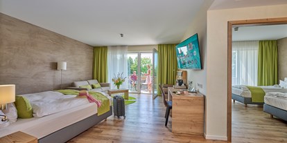 Golfurlaub - Terrasse - Unsere Familien-Suite  - Bachhof Resort Straubing - Hotel und Apartments
